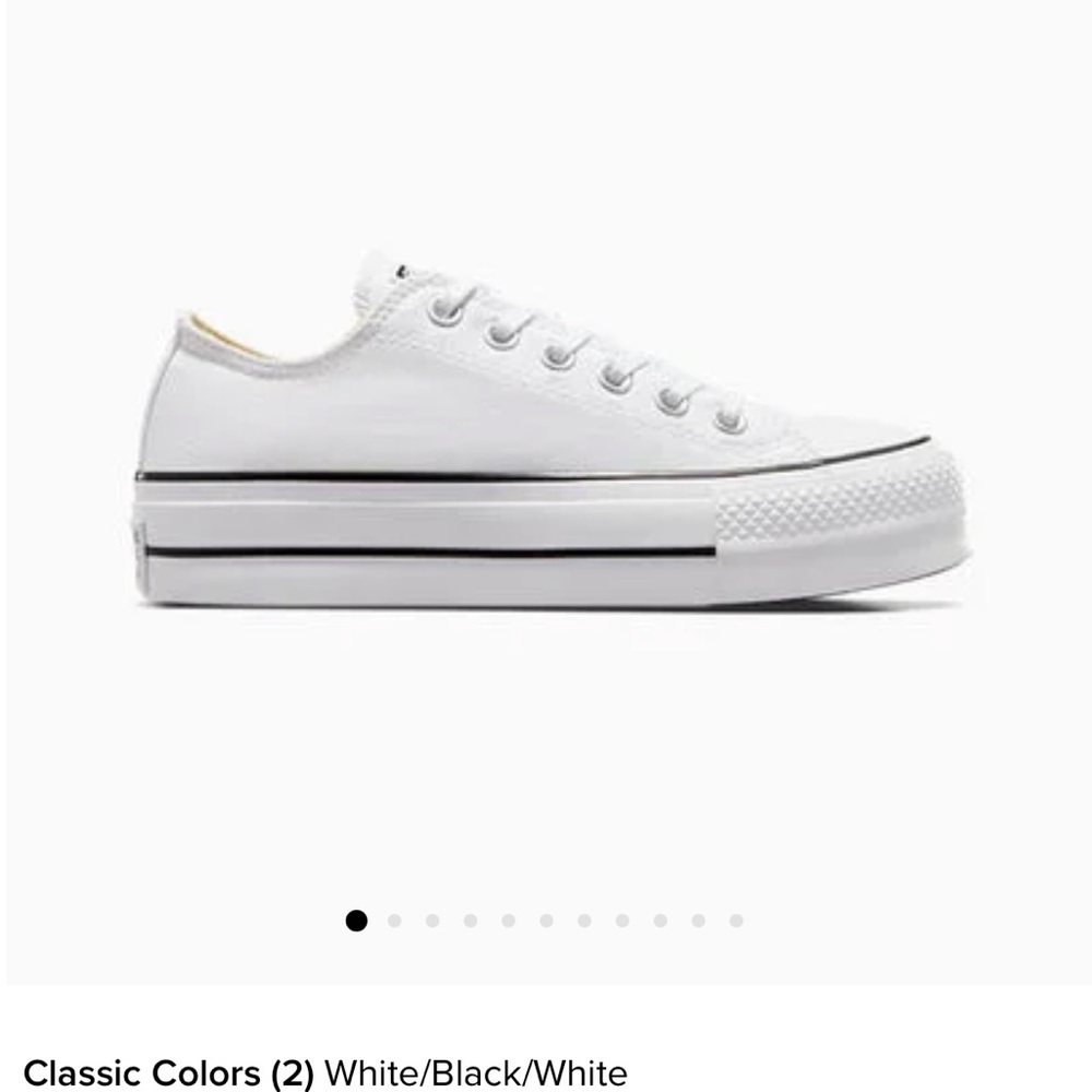 Converse classic white platform ! Brand new never tried on